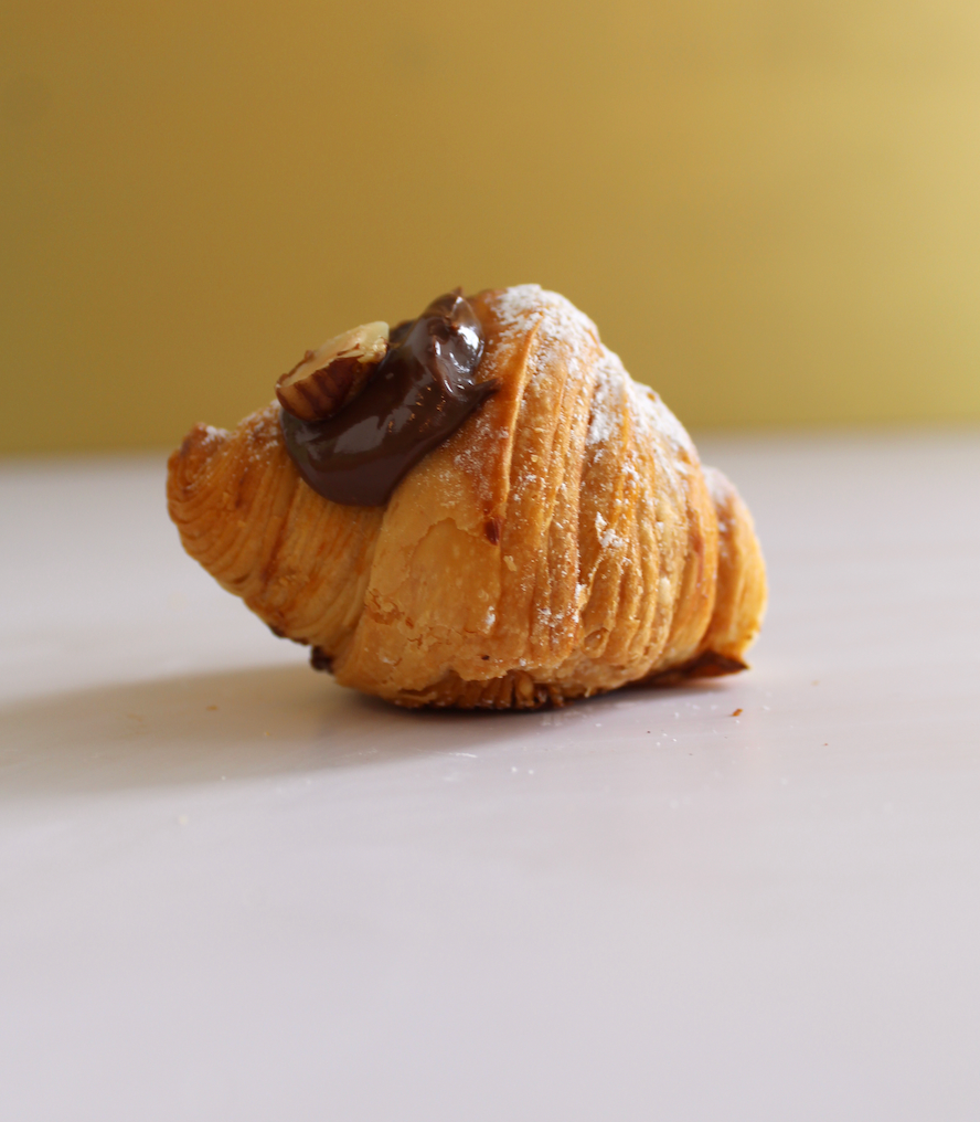 Mini croissant noisette